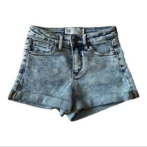 RSQ Womens High Rise Cuffed Denim Shorts